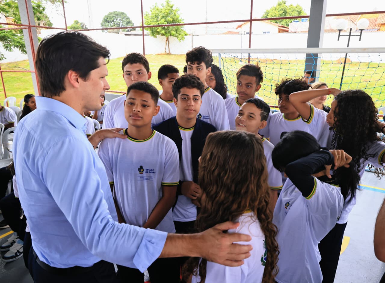 “Educação é prioridade”, afirma Daniel Vilela ao inaugurar escola em Aparecida