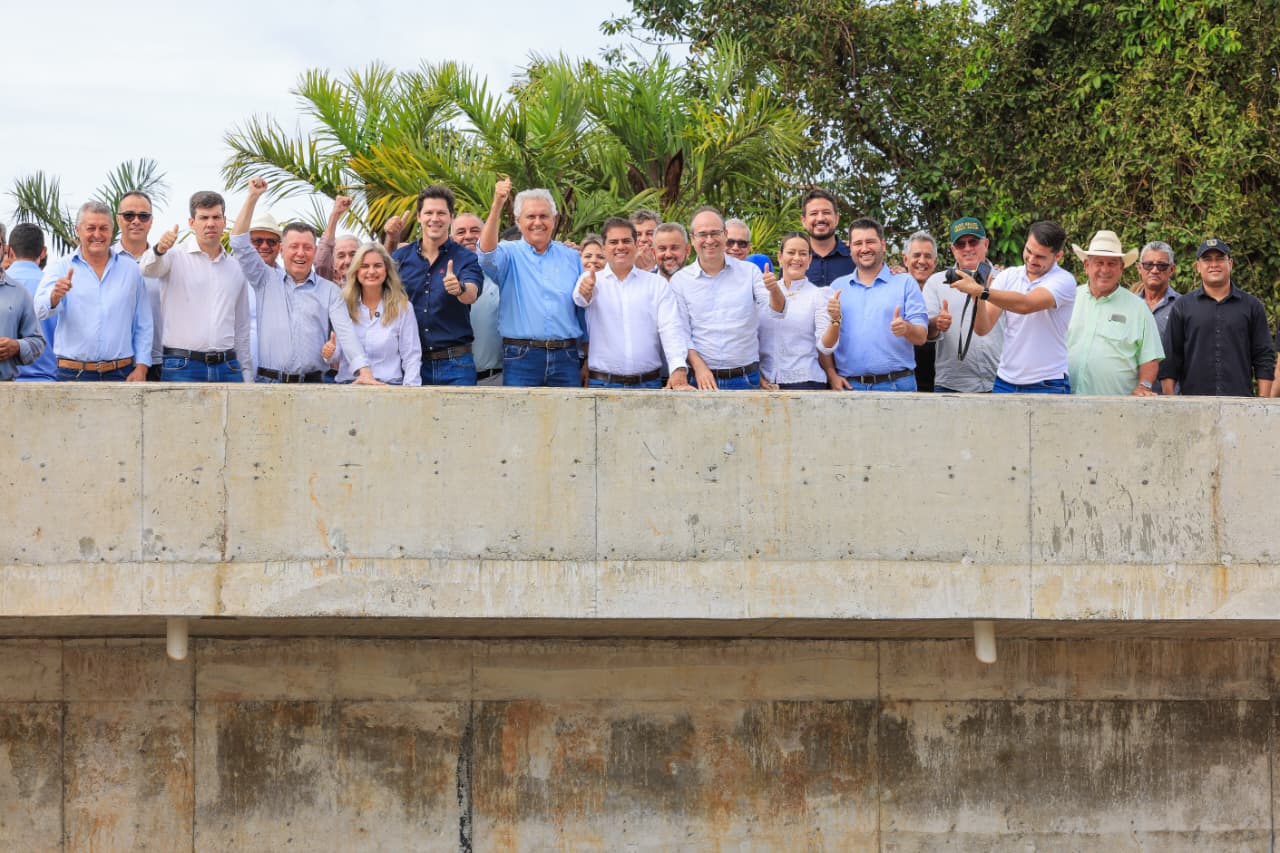 Daniel Vilela destaca investimentos no Vale do Araguaia durante entrega de ponte em Nova Crixás