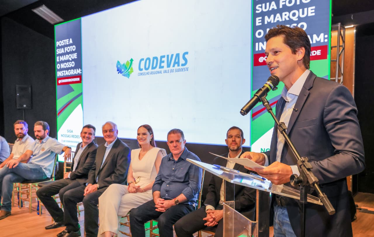 Daniel Vilela participa do lançamento do Conselho de Desenvolvimento Regional Vale do Sudoeste em Rio Verde. Fotos: Wesley Costa 