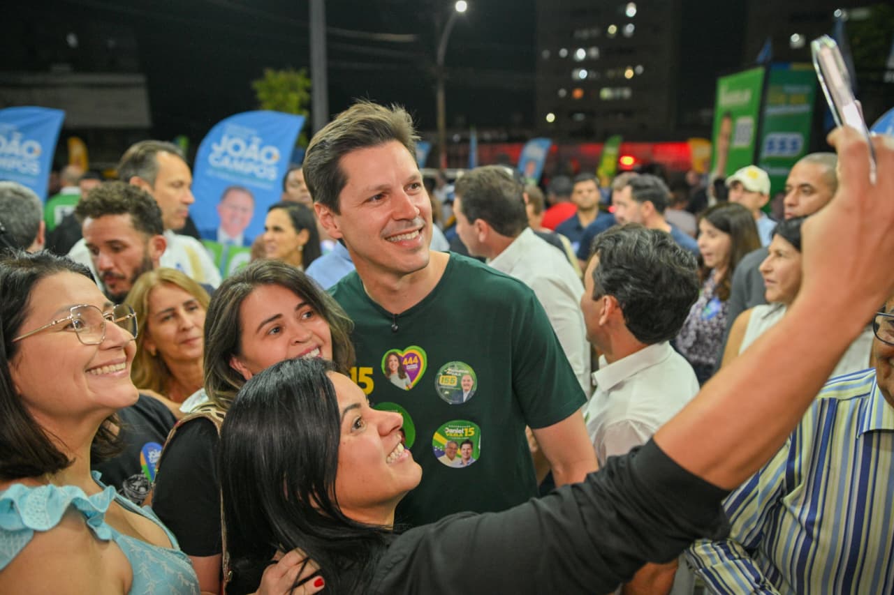 Daniel Vilela lidera com 44,2% das intenções de voto, aponta Brasmarket