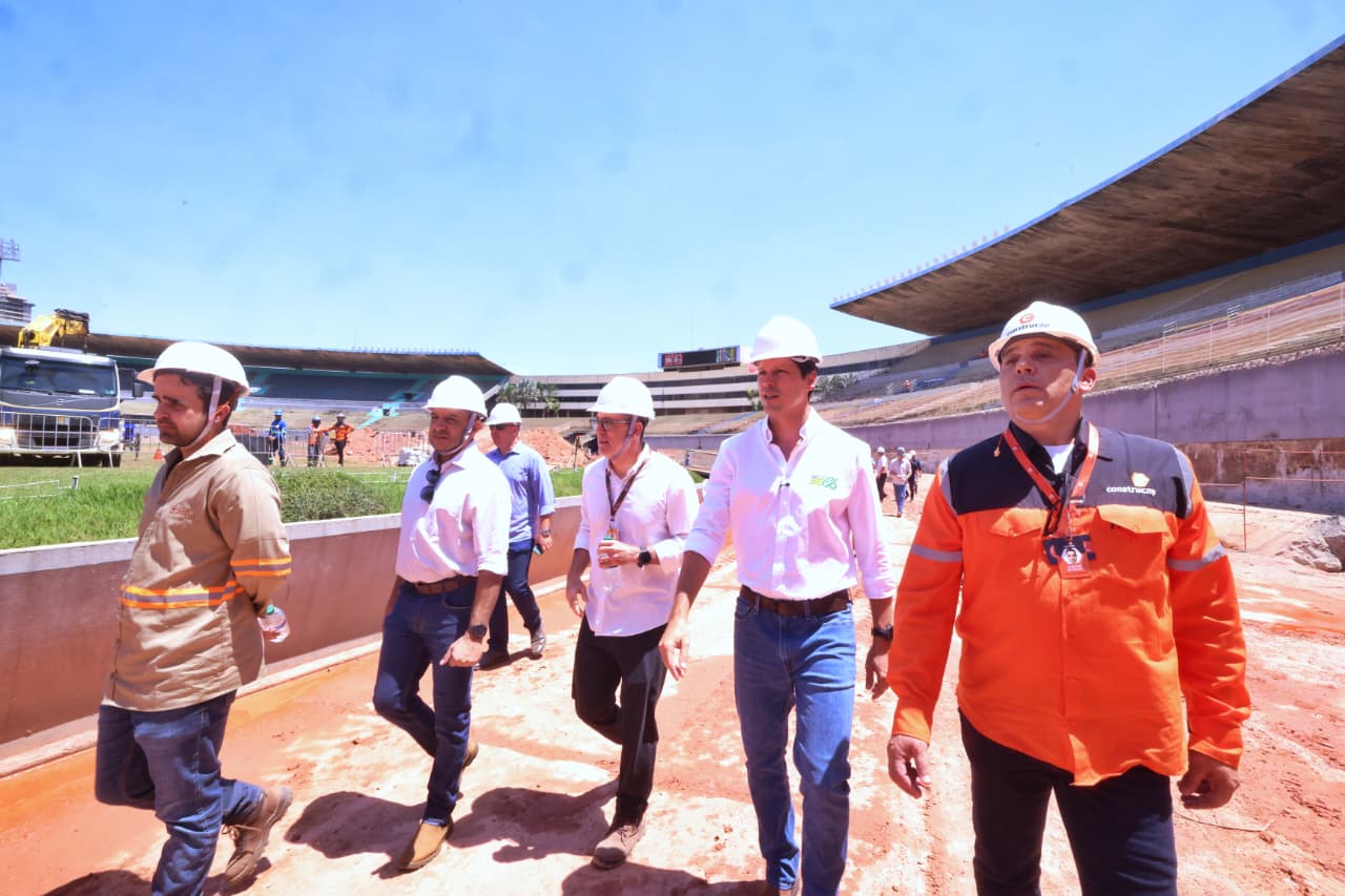“Grande presente aos goianienses”, diz Daniel Vilela em vistoria às obras do Complexo Serra Dourada