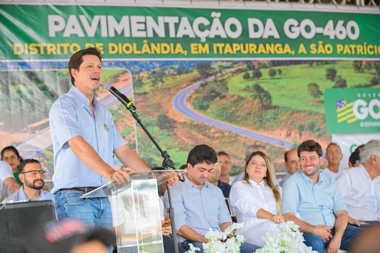 Daniel Vilela inaugura pavimentação da GO-460, em São Patrício